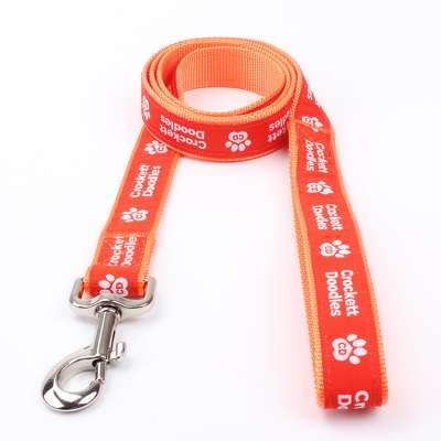Professional sublimation print double layers durable dog leash manufacturer